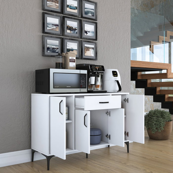 Hanah Home Gabinete Multipropósito Blanco JE136 - 3144 Hanah Home Gabinete Multipropósito Blanco JE136 - 3144